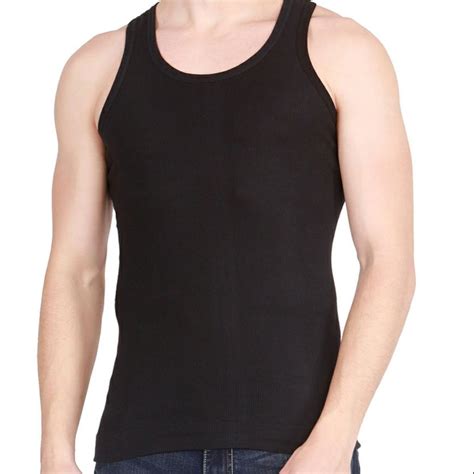 Mens Black Singletvest Shopee Singapore