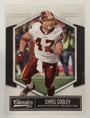 Panini Football Classics Chris Cooley Washington Redskins Ebay