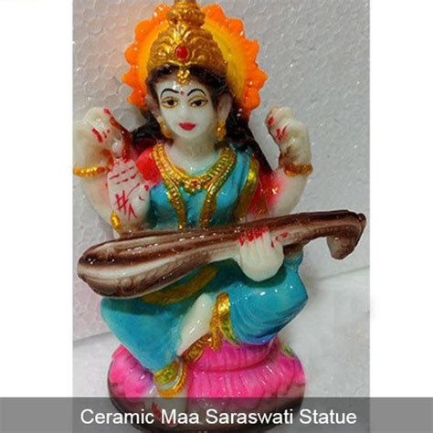 Durable Maa Saraswati Ceramic Statue At Best Price In Mumbai Mahavir