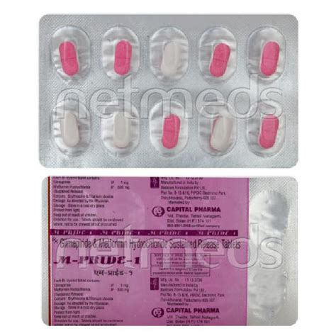 M Pride 1mg Tablet 10 S Buy Medicines Online At Best Price From