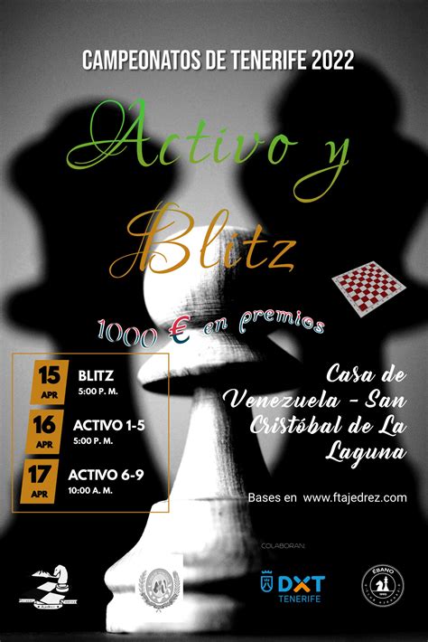 Campeonatos de Tenerife Activo y Blitz – Federación Insular de Ajedrez