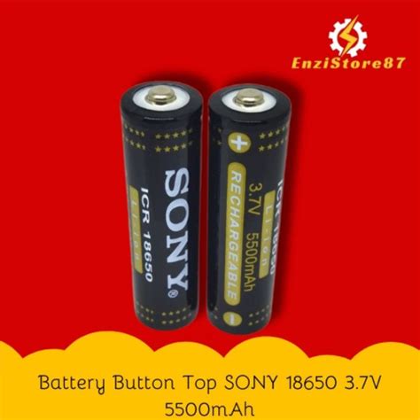 Jual Baterai Battery Flat Top Sony V Mah Black