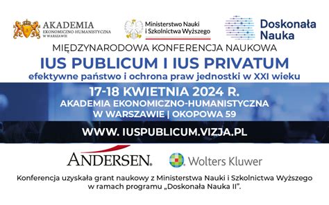 Mi Dzynarodowa Konferencja Ius Publicum I Ius Privatum Filia W