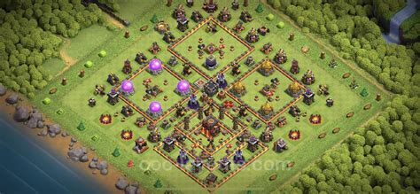 Best Base Th10 With Link Hybrid Anti Everything 2023 Town Hall Level 10 Base Copy 163