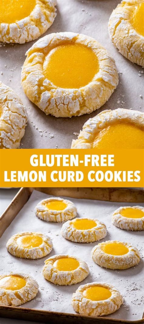 Gluten Free Lemon Curd Cookies The Loopy Whisk