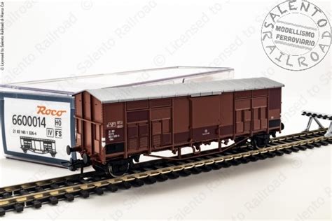 Modellismo Ferroviario SalentoRailroad ROCO 6600014 Carro Merci FS