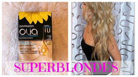 Blonde From A Box Hair Dye Garnier Olia 110 Super Blondes Review