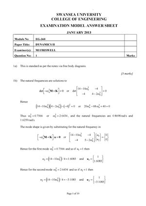 Eg Exam Paper Tb Faculty Of Science And Engineering