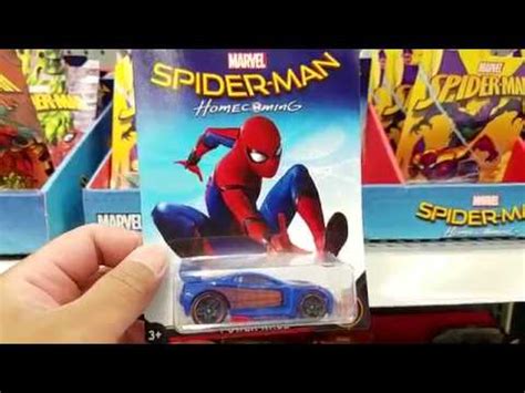 Hot Wheels Spider Man Homecoming Series Cars At Walmart YouTube