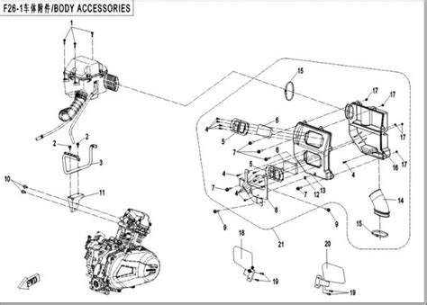 Diagram Cfmoto Uforce Cf Uu Body Accessories F