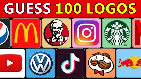 Guess The Logo In 3 Seconds ⏰ 100 Famous Logos 🧐 Youtube