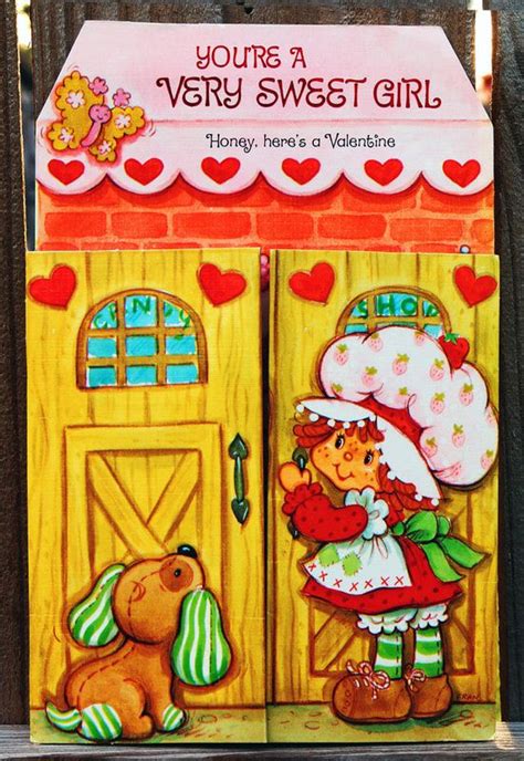 Vintage Strawberry Shortcake Valentines Day Cards Artofit