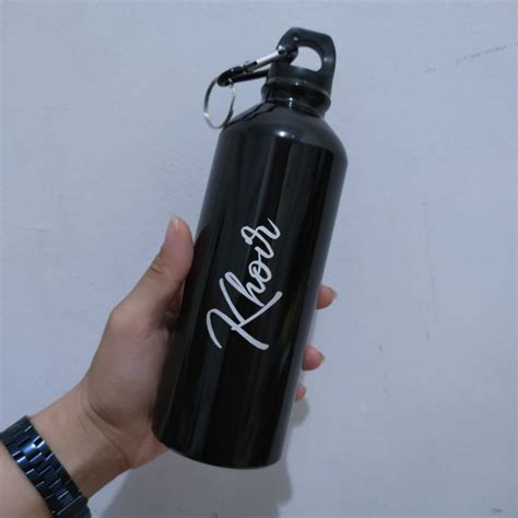 Jual Custom Tumbler Botol Sport Carabiner 500ml Botol Minum Aluminium