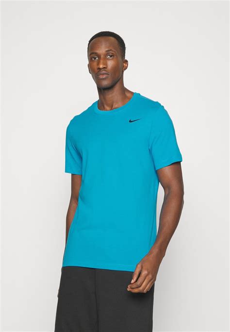 Nike Performance Tee Crew Solid Sportfelső Laser Blue Black Kék