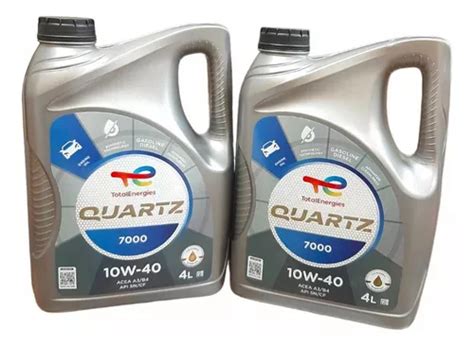 Pack 2 Bidones De Aceite 10w40 Total Quartz 7000 Cuotas sin interés