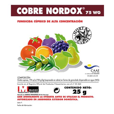 Cobre Nordox 75WG JED Martí Agrícola