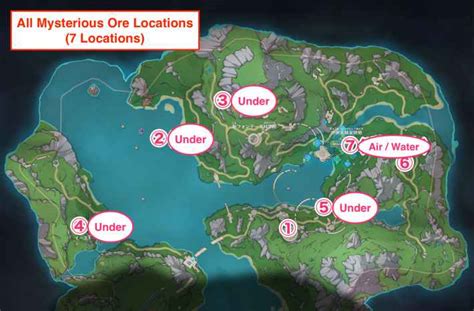 Genshin Impact All Mysterious Ore Locations And How To Use, 59% OFF