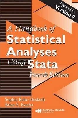 Handbook Of Statistical Using Stata 4th Edition Amazon Br