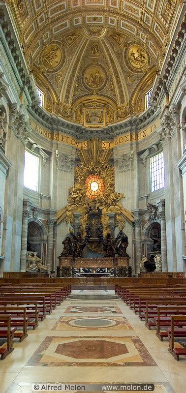 Photo of Church interior. St. Peter's Basilica, Vatican City, Italy