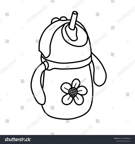 Water Bottle Coloring Page