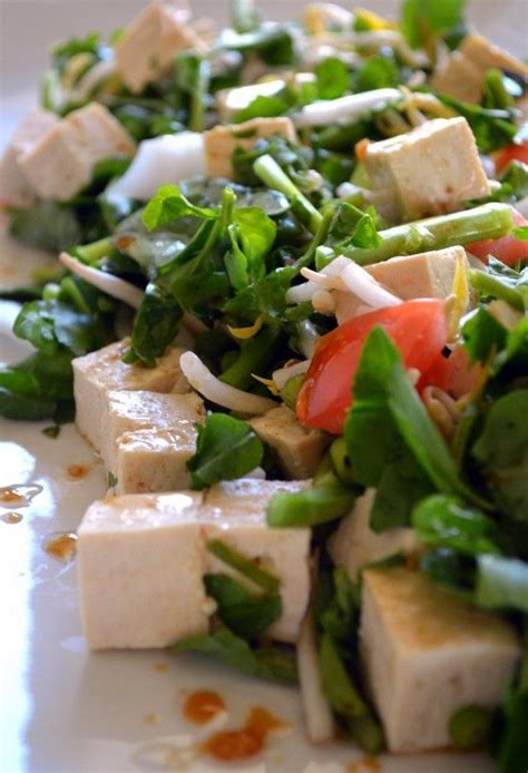 Salads Tofu Watercress Salad Wedo Watercress Salad Watercress Tofu