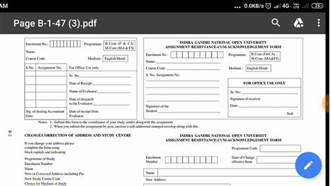 Ignou Assignment Slip Download करे Direct Youtube