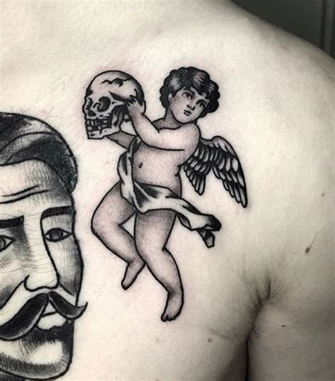 Pin By Tadeo Arguello On Tatoo Small Tattoos Cherub Tattoo Tattoos