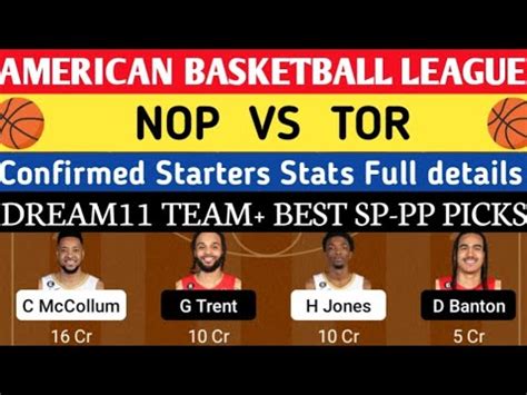 Nop Vs Tor Nop Vs Tor Dream Prediction Nop Vs Tor Dream Team