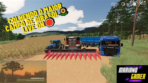 ATENCAO LIVE ON JOGANDO FARMING SIMULATOR 19 BORA PRA ROÇACOLHENDO