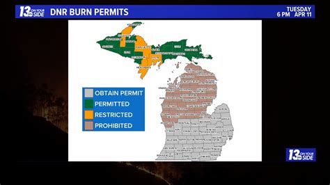 Michigan DNR Burn Permits Wzzm13