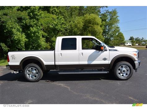 2016 White Platinum Metallic Ford F250 Super Duty Lariat Crew Cab 4x4 114409555 Photo 2