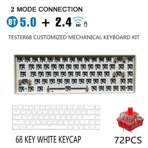 Genuine Original Zuoya Tester Customized Mechanical Keyboard Kit Tes Hot Swappable Shaft
