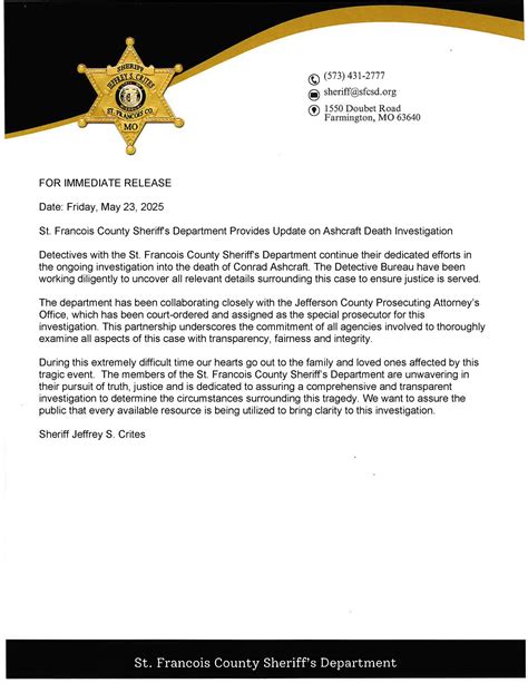 St. Francois... - St. Francois County Sheriff's Department