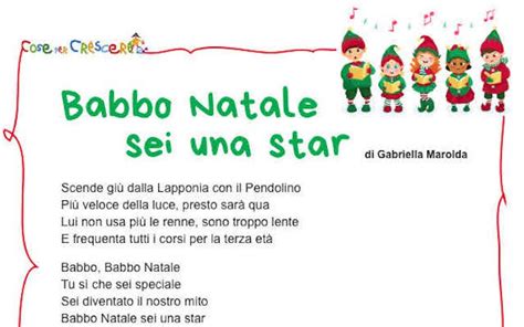 Babbo Natale Sei Una Star Canzone Per Bambini Con Video E Testo