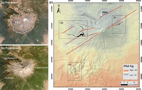 Optical Images Of Popocatépetl Volcano Acquired Before And After The M