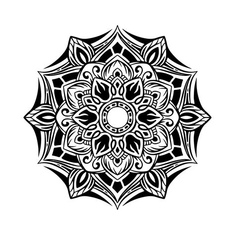 Boho style mandala ornament design 14460424 Vector Art at Vecteezy