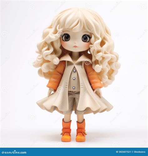 Stylish Doll With Big Blonde Hair Olivia Vinyl Toy By Superplastic