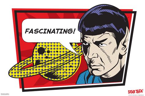 Star Trek Spock Fascinating Pop Art Tv Show Cool Wall Decor Art Print