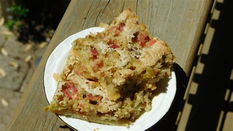 Secret Rhubarb Dessert Recipe - 10 Cents of Dates