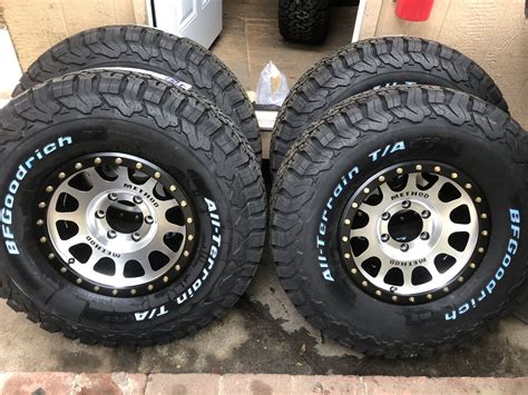 2020 Method Mr305 Nv Wheels With Bfgoodrich Ko2 285 75 16 Tacoma For