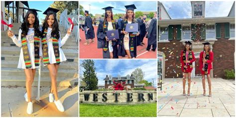 Beautiful Identical Twins Graduate From University Together Stun With