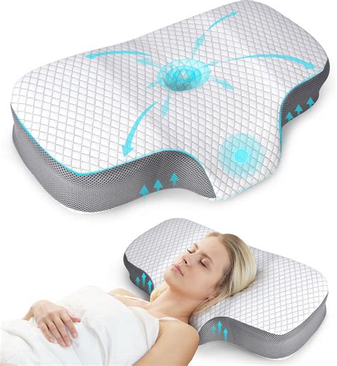 NEWHEY Almohada Memory Foam Almohada Ortopedica Almohada Cervical Para