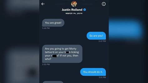 Justin Roiland Text Messages And DMs