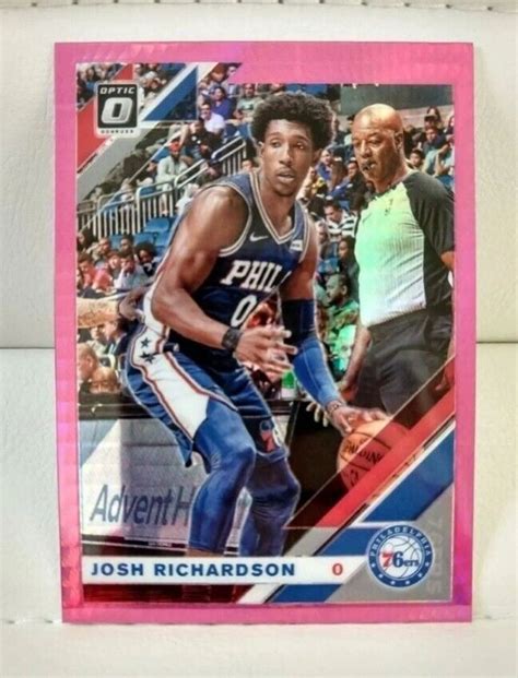 2019 20 Panini Donruss Optic Josh Richardson 65 Pink Hyper Prizm EBay