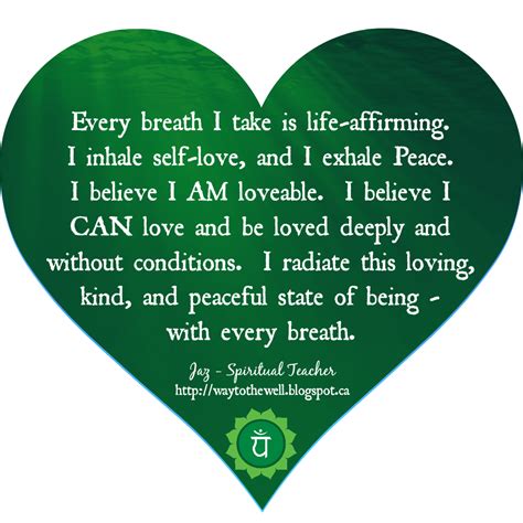 Heart Chakra Affirmation Chakra Affirmations Affirmations Chakra