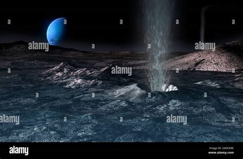 Unusual geysers erupt continually on the frigid surface of Neptune's ...