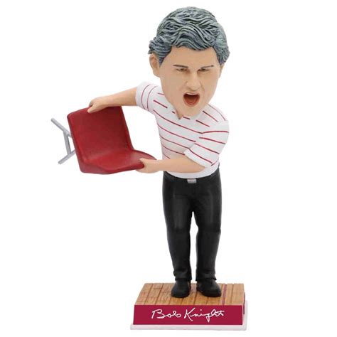 Bob Knight Throwing Chair Bobblehead - Bob Knight Legacy | Honor ...