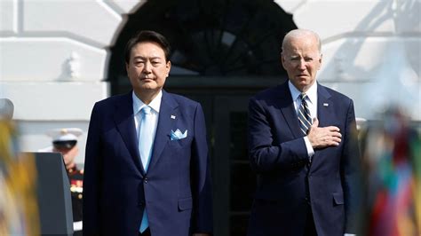 South Koreas President Yoon And President Biden Announce Agreement To