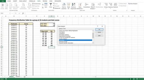 How to Create Frequency Table in Excel - My Chart Guide