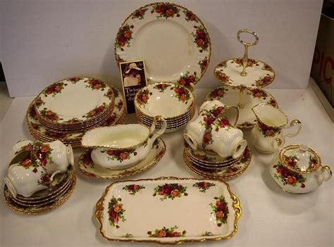 Royal Albert Old Country Roses Dinner Set With Accessories Royal